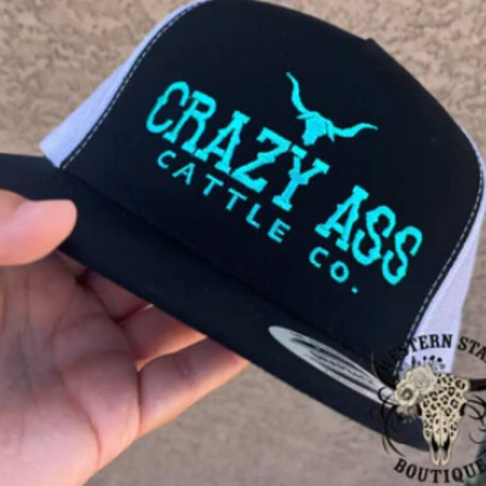 Crazy Ass Cattle Co. Turquoise hat